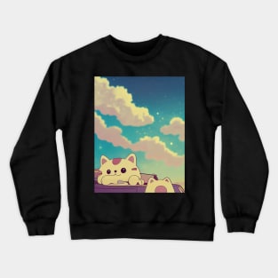 bee and puppycat Crewneck Sweatshirt